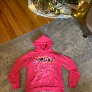 Pink Graphic Hoodie